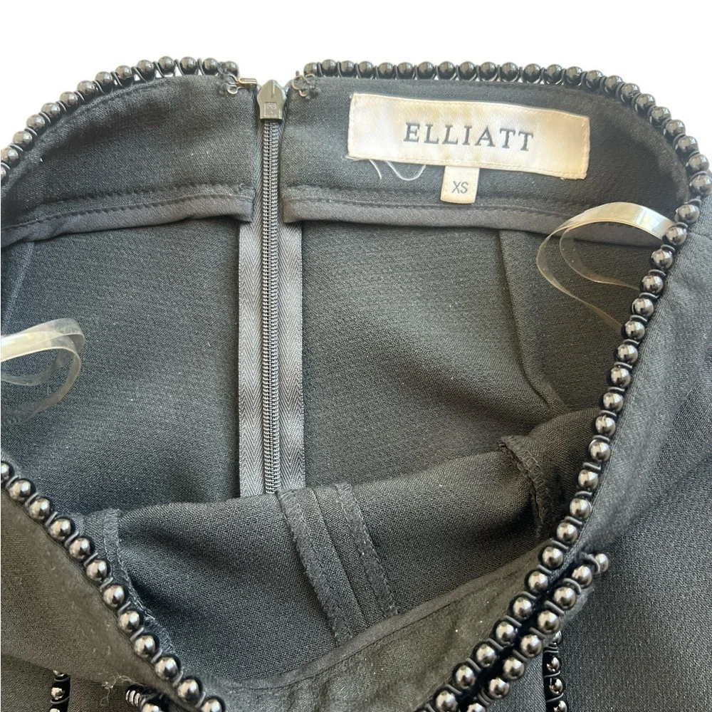 Elliatt Black Beaded Pants Bead Embellished - Picture 3 of 8